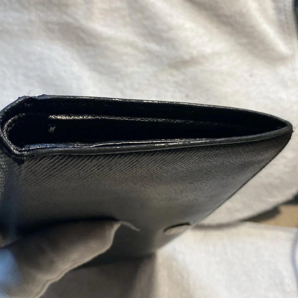 Chanel Blk CC Button Long Wallet w box & authentication card